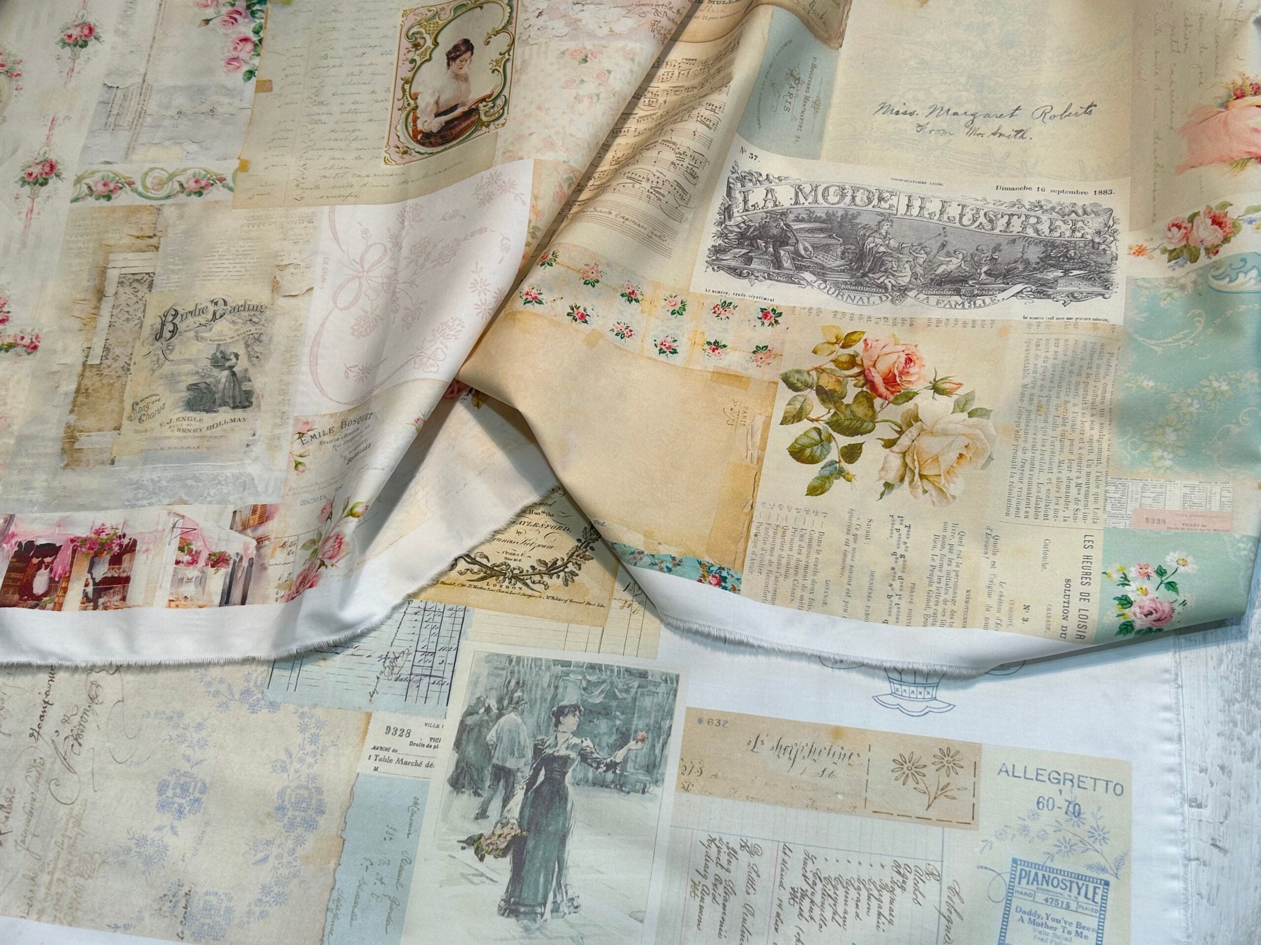 Collage Print Fabrics